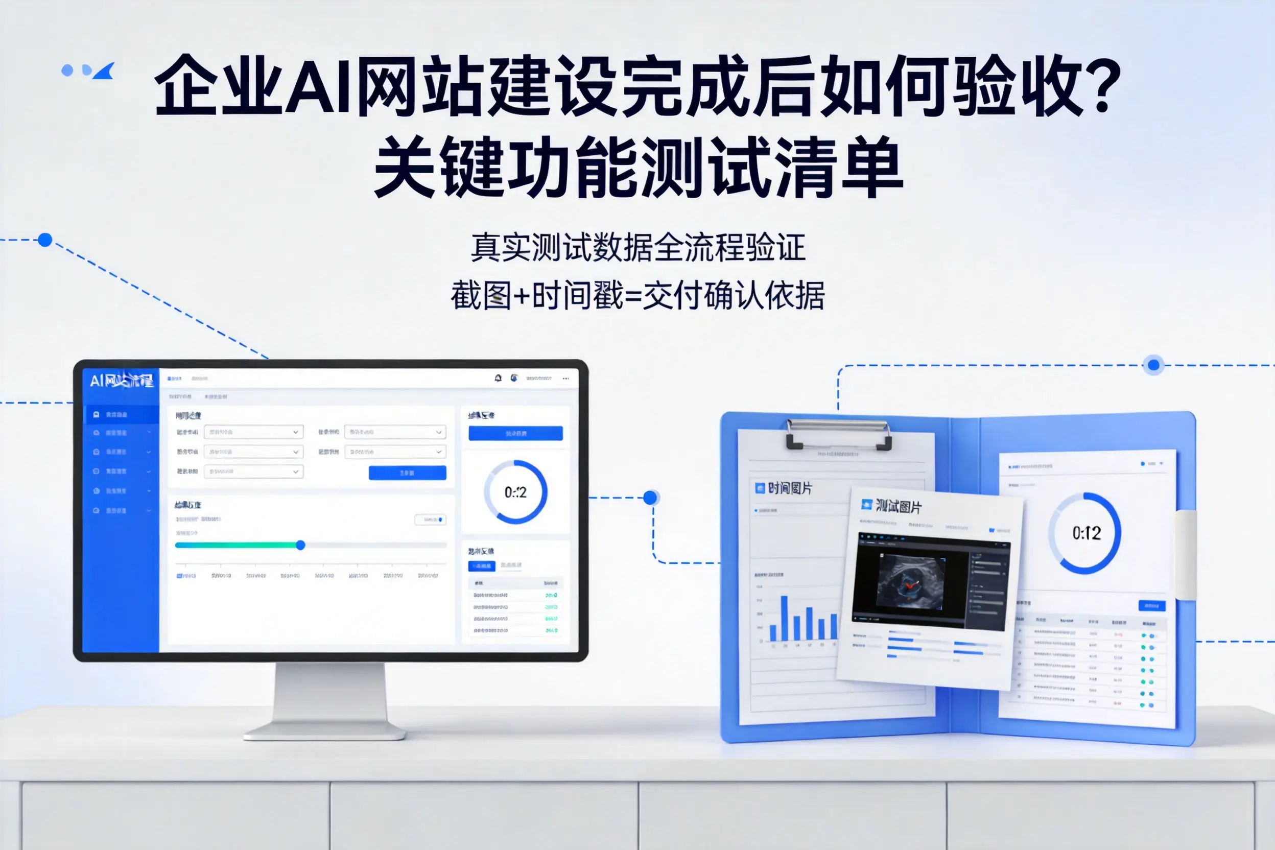 克孜勒苏企业AI网站建设完成后如何验收？关键功能测试清单