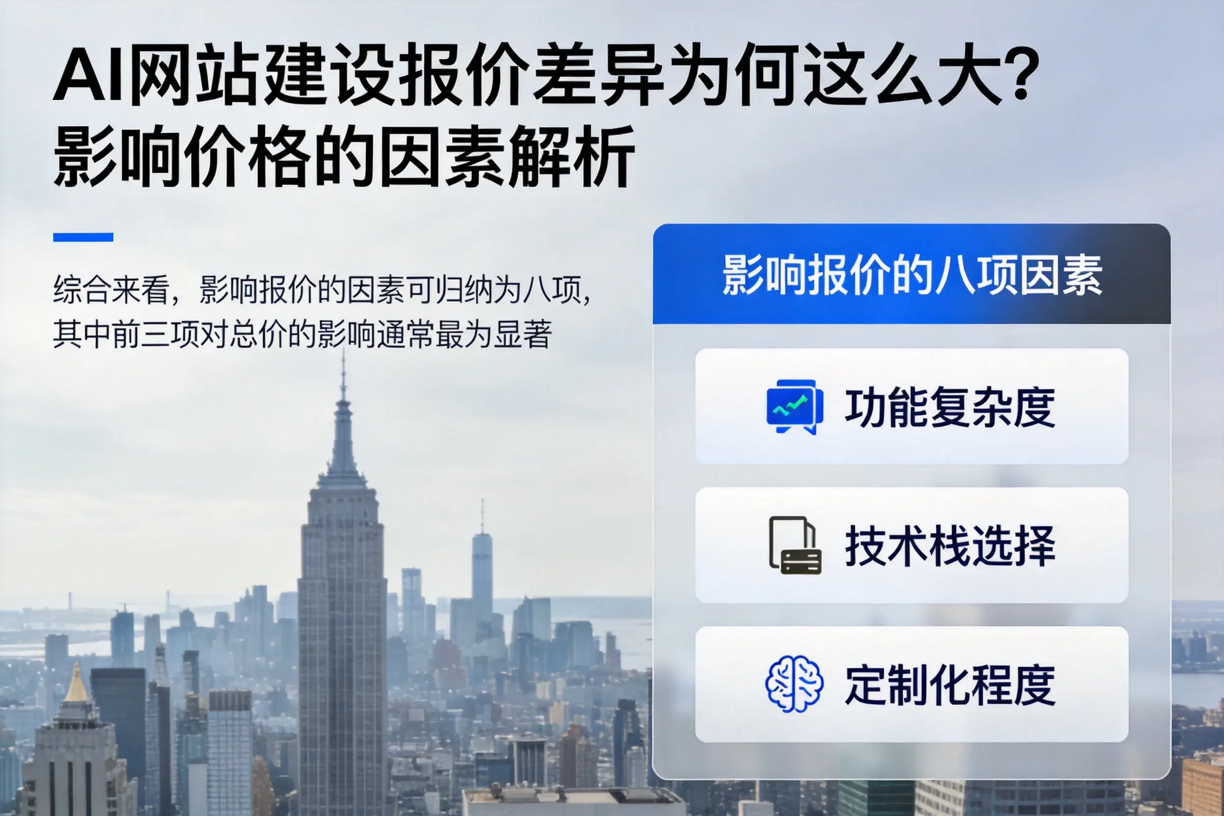 克孜勒苏AI网站建设报价差异为何这么大？影响价格的因素解析