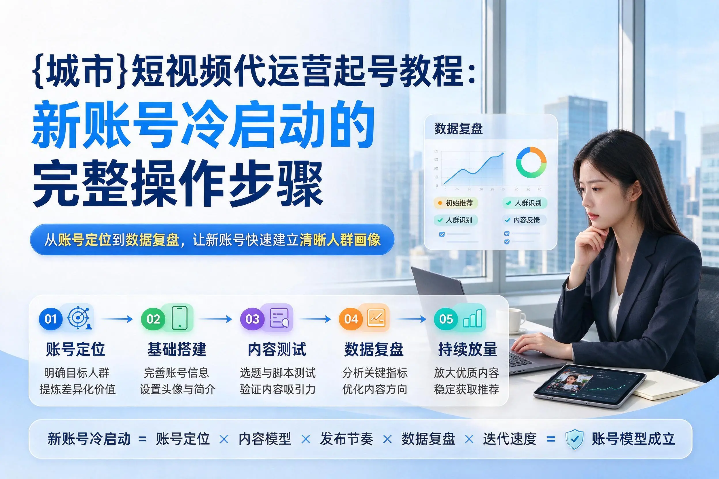 克孜勒苏短视频代运营起号教程：新账号冷启动的完整操作步骤