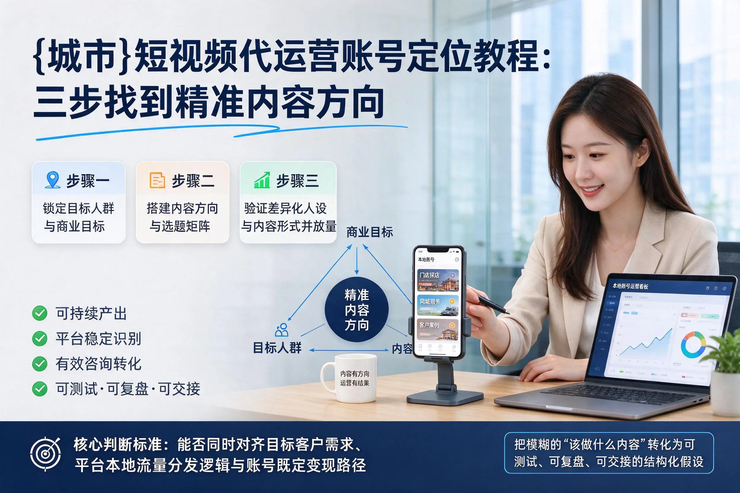 克孜勒苏短视频代运营账号定位教程：三步找到精准内容方向