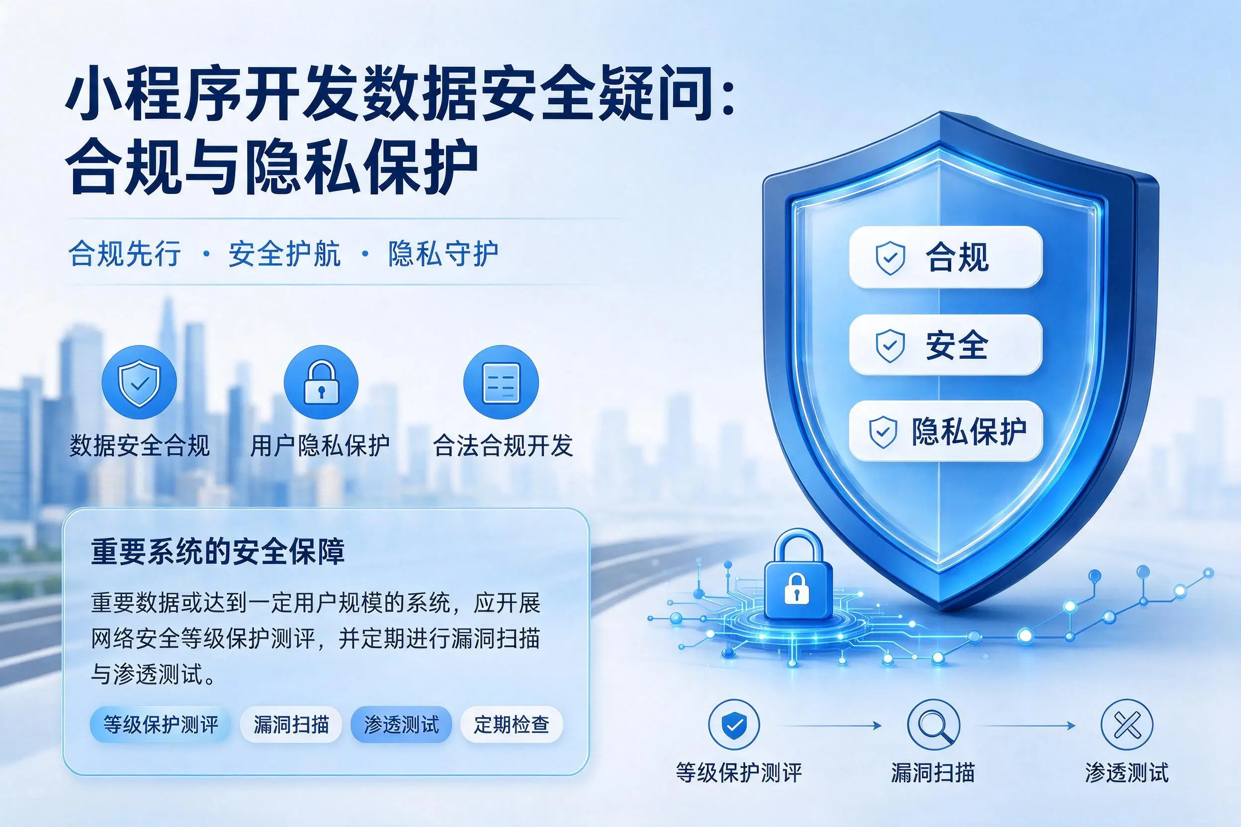 克孜勒苏小程序开发数据安全疑问:合规与隐私保护