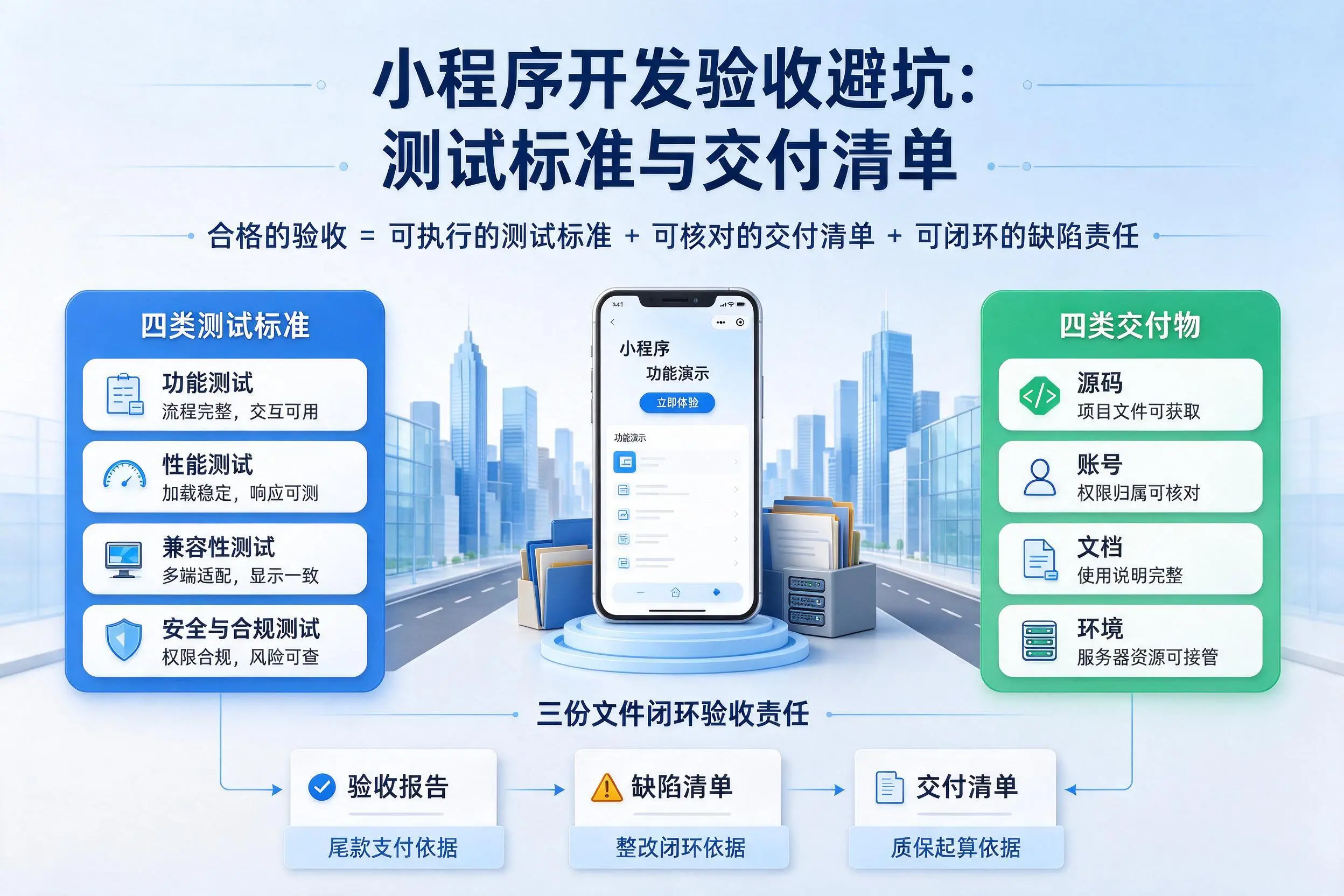 克孜勒苏小程序开发验收避坑：测试标准与交付清单