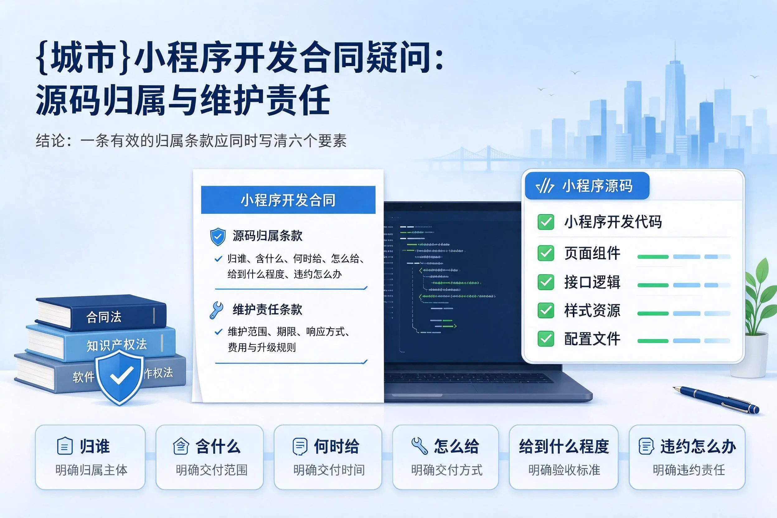 克孜勒苏小程序开发合同疑问:源码归属与维护责任