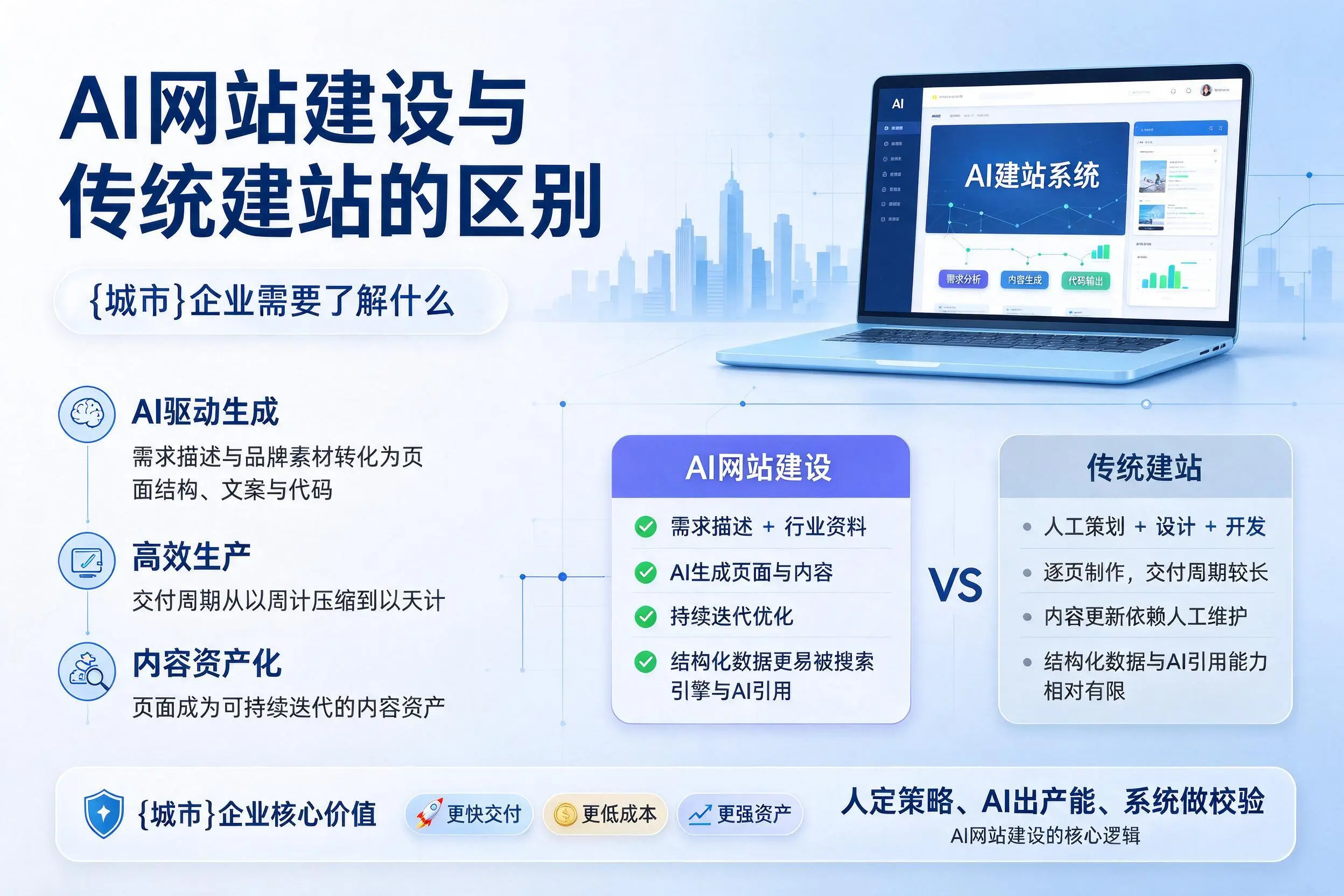 AI网站建设与传统建站的区别，克孜勒苏企业需要了解什么