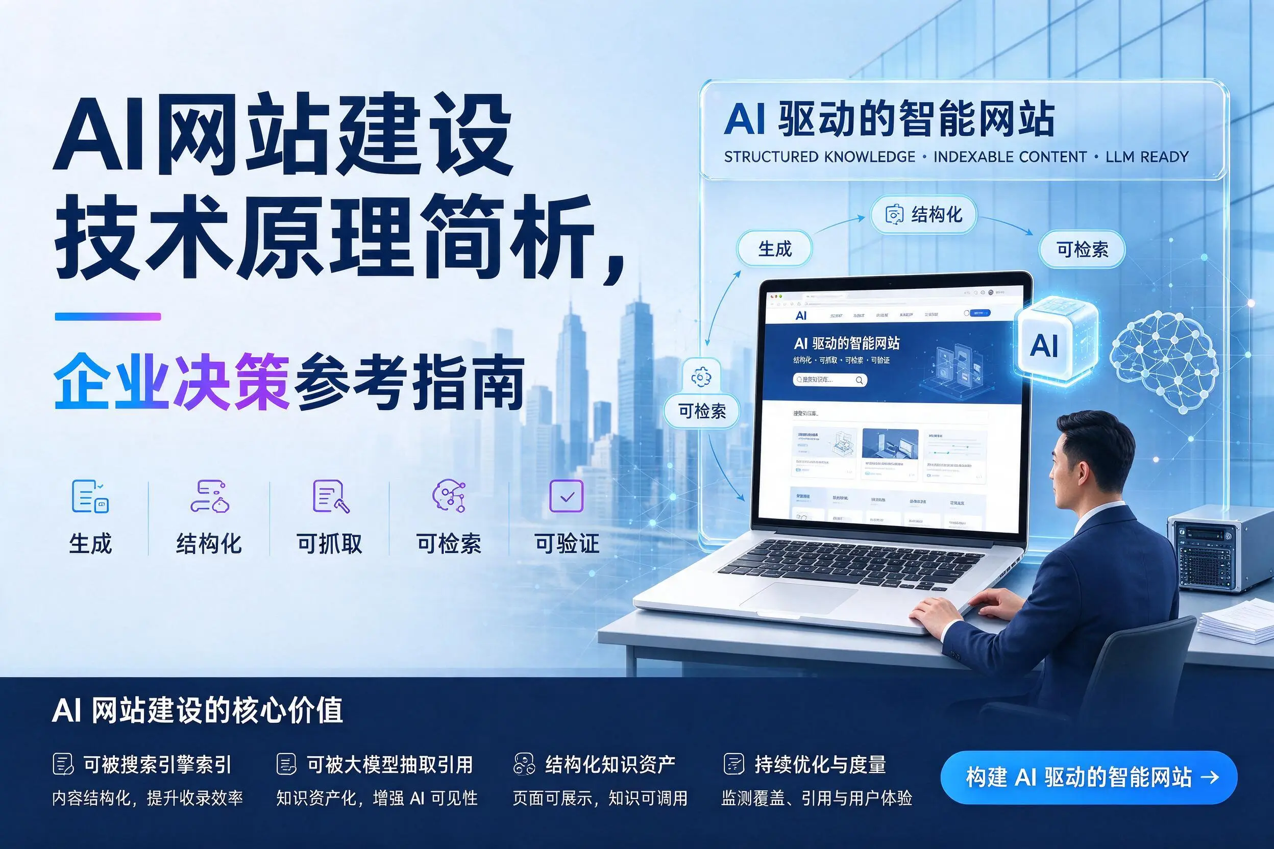 AI网站建设技术原理简析，克孜勒苏企业决策参考指南