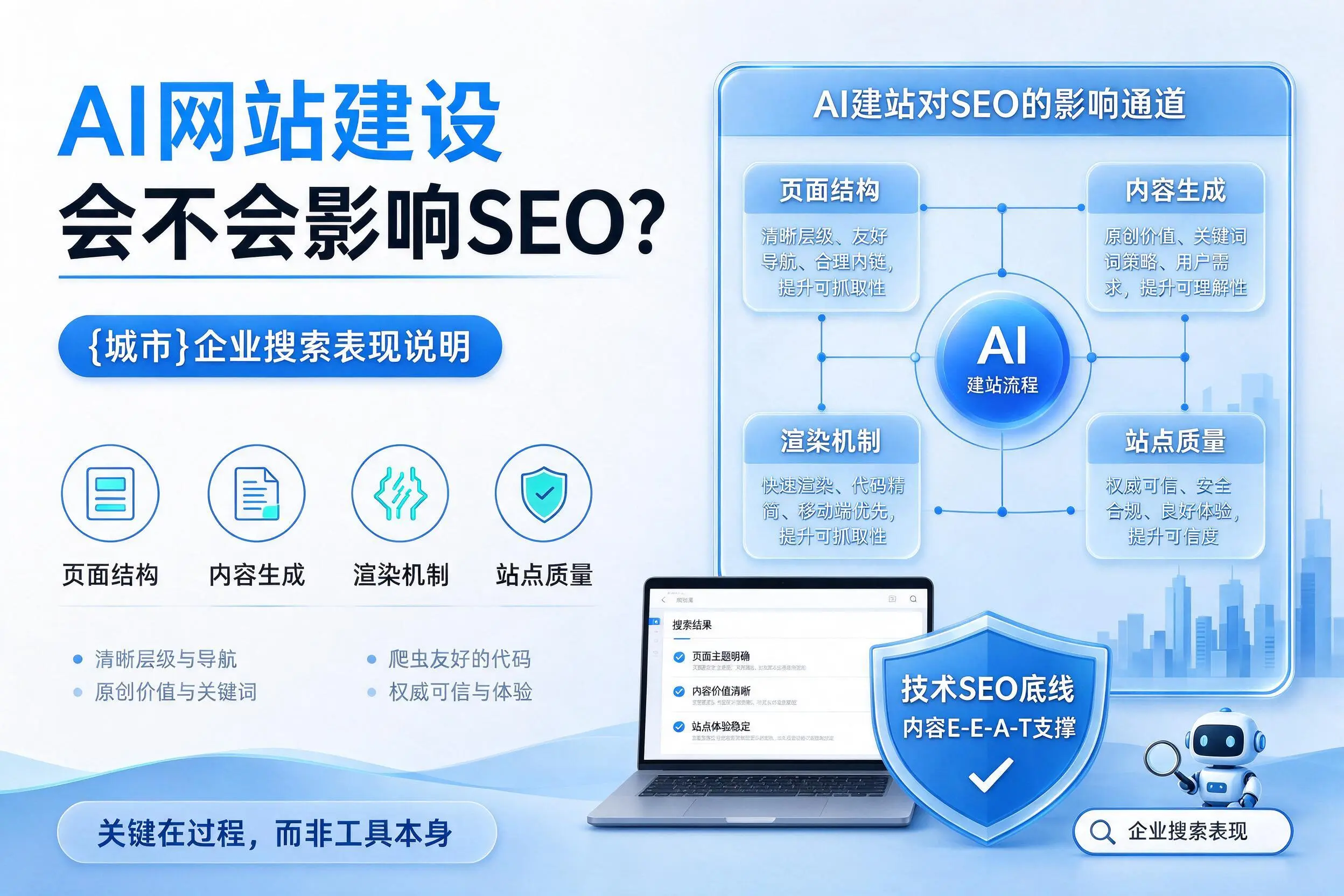 AI网站建设会不会影响SEO？克孜勒苏企业搜索表现说明