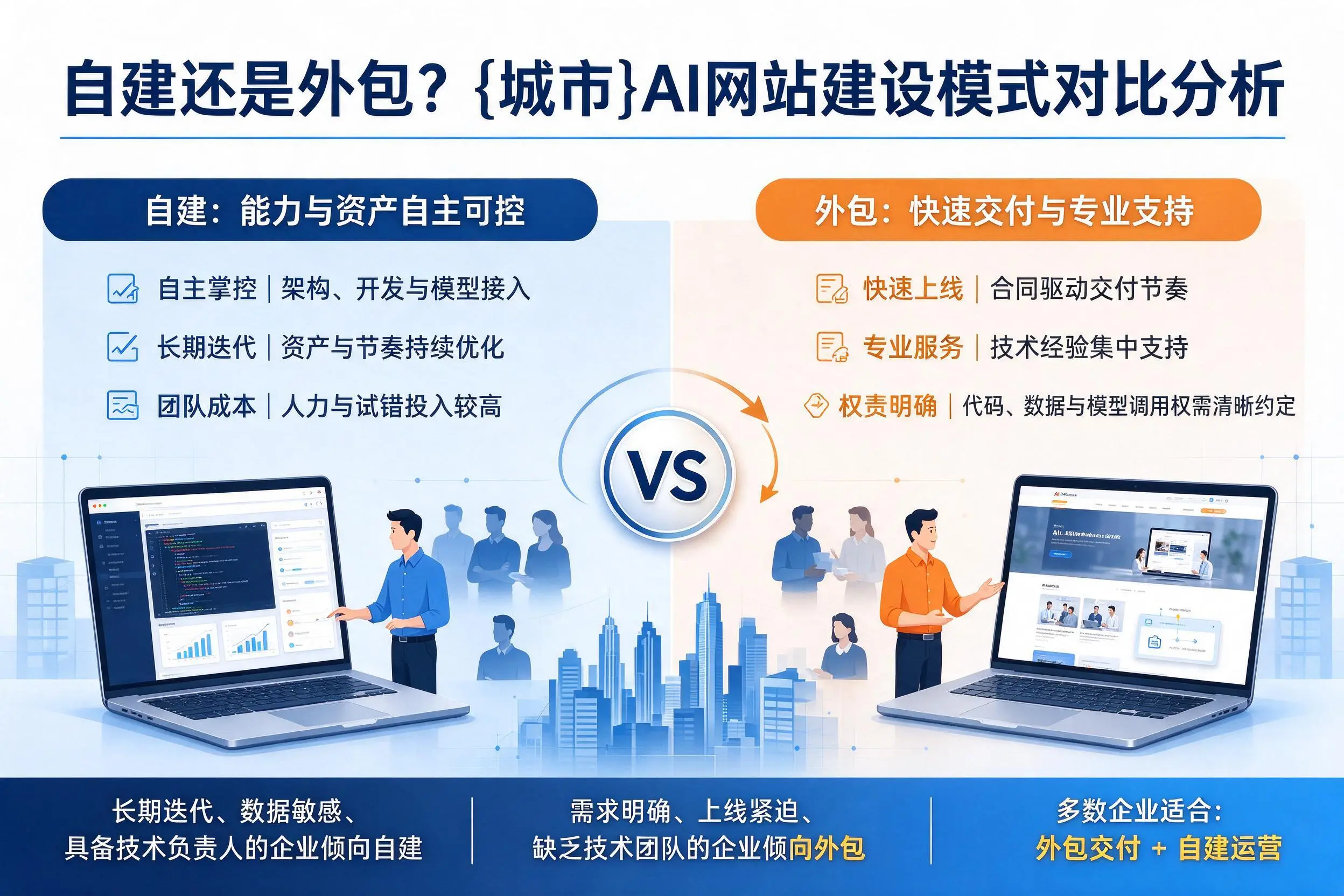 自建还是外包？克孜勒苏AI网站建设模式对比分析