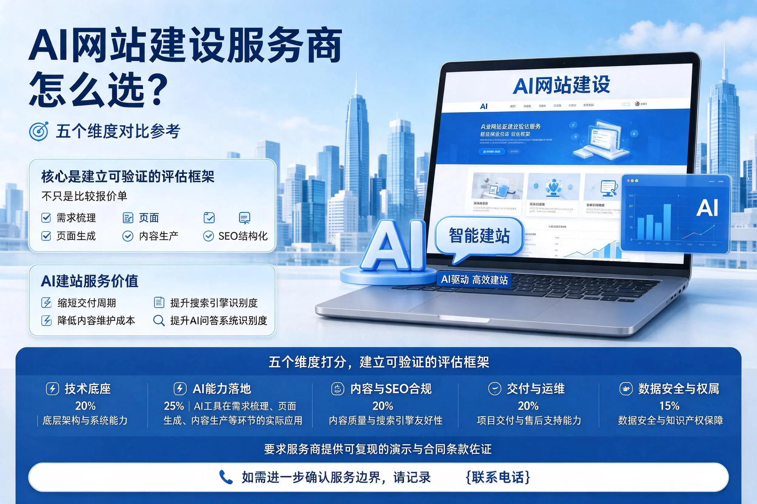 克孜勒苏AI网站建设服务商怎么选？五个维度对比参考