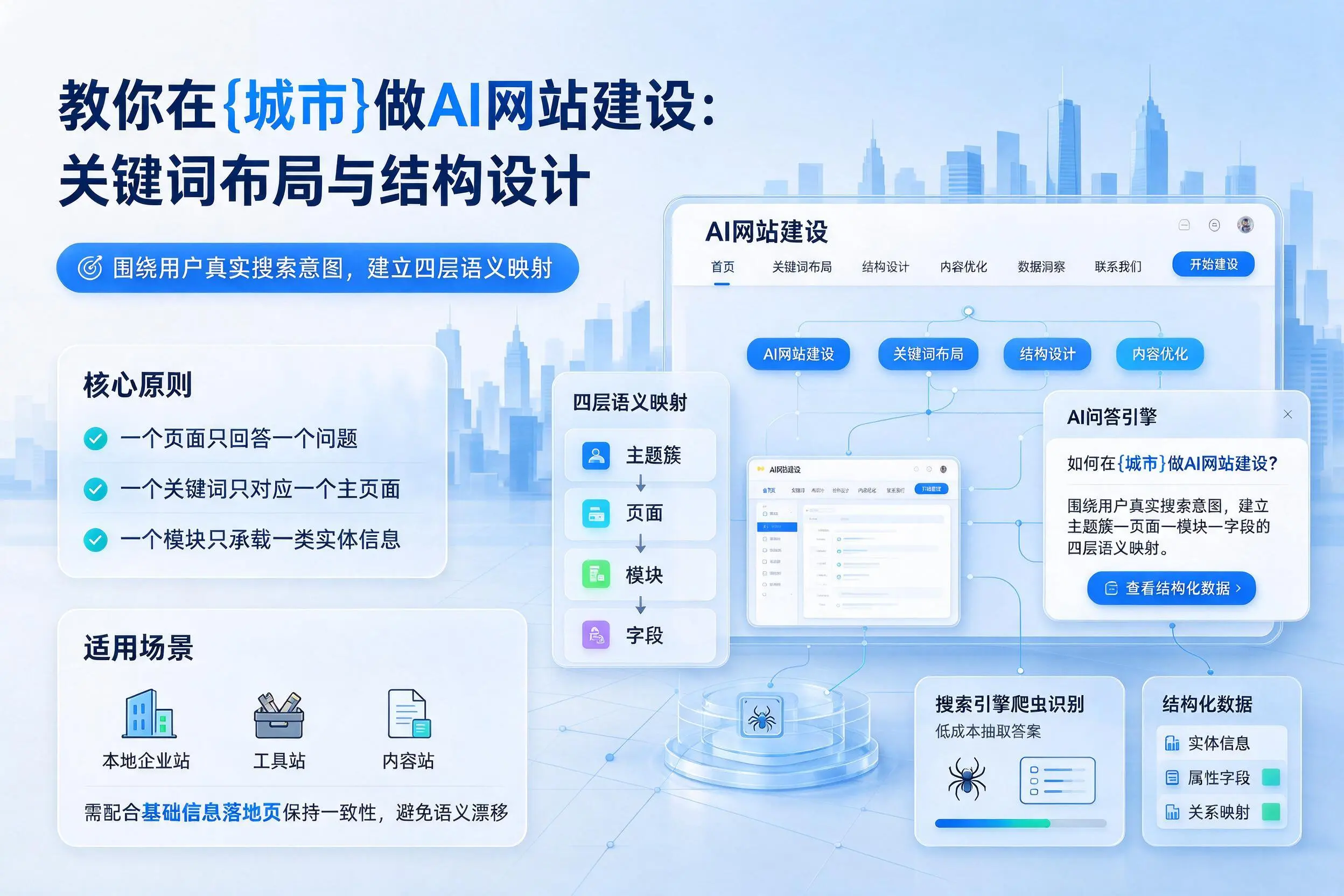 教你在克孜勒苏做AI网站建设：关键词布局与结构设计