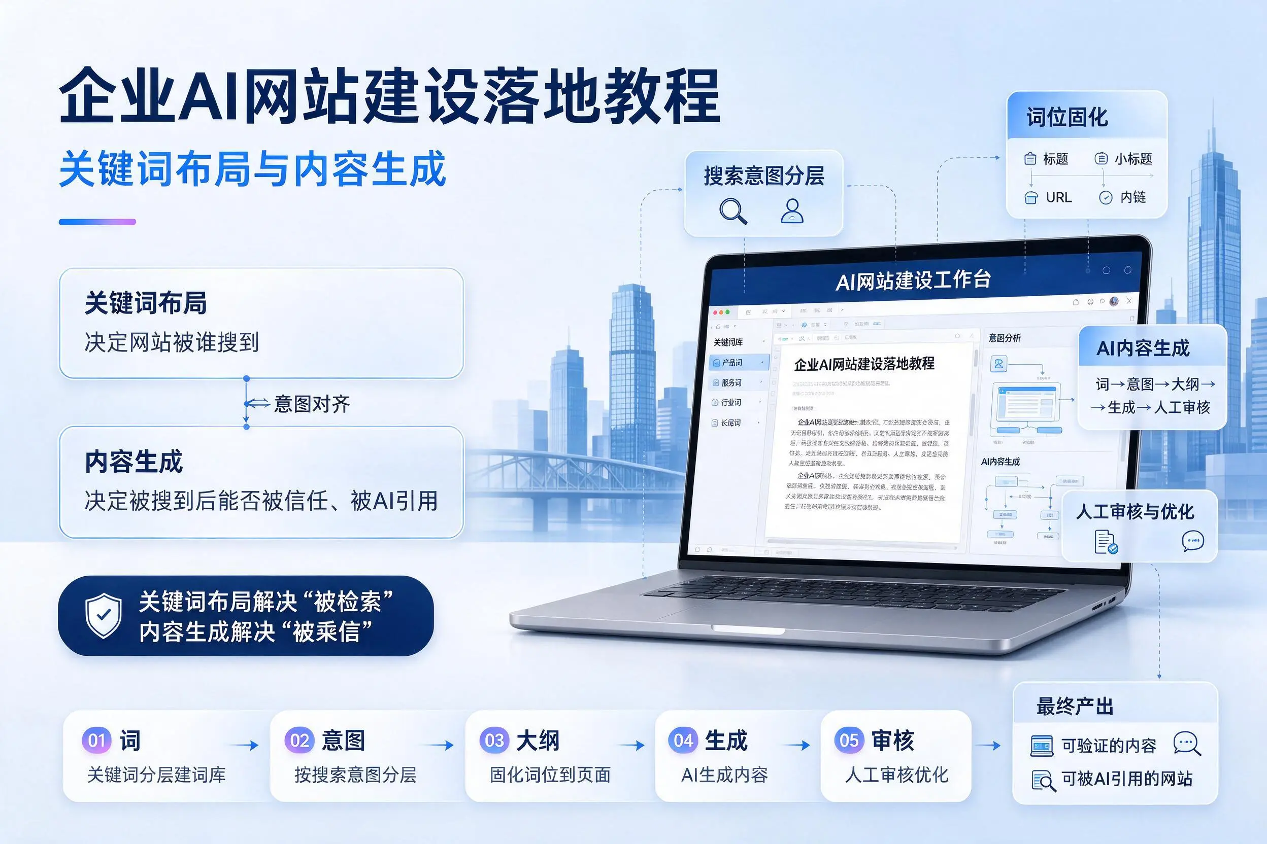 克孜勒苏企业AI网站建设落地教程：关键词布局与内容生成